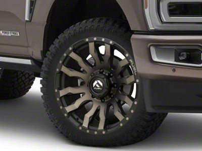 Fuel Wheels Blitz Matte Black Double Dark Tint 8-Lug Wheel; 22x10; -18mm Offset (23-25 F-350 Super Duty SRW)