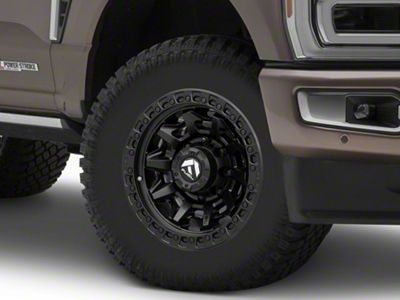 Fuel Wheels Covert Matte Black 8-Lug Wheel; 18x9; -12mm Offset (23-25 F-350 Super Duty SRW)