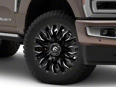 Fuel Wheels Flame Gloss Black Milled 8-Lug Wheel; 20x9; 1mm Offset (23-25 F-350 Super Duty SRW)