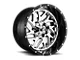 Fuel Wheels Triton Chrome with Gloss Black Lip 8-Lug Wheel; 22x12; -44mm Offset (17-22 F-350 Super Duty SRW)