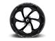 Fuel Wheels Flow Gloss Black Milled 6-Lug Wheel; 20x12; -43mm Offset (14-18 Sierra 1500)