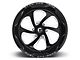 Fuel Wheels Flow Gloss Black Milled 6-Lug Wheel; 22x10; -18mm Offset (15-20 F-150)