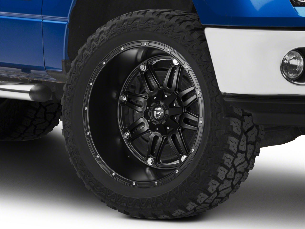 Fuel Wheels F150 Hostage Matte Black 6Lug Wheel 22x14 D53122409845