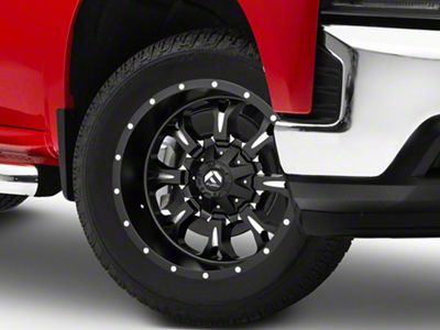Fuel Wheels Krank Matte Black Milled 6-Lug Wheel; 20x12; -44mm Offset (19-25 Silverado 1500)