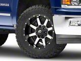 Fuel Wheels Maverick Matte Black Machined 6-Lug Wheel; 18x9; -12mm Offset (14-18 Silverado 1500)