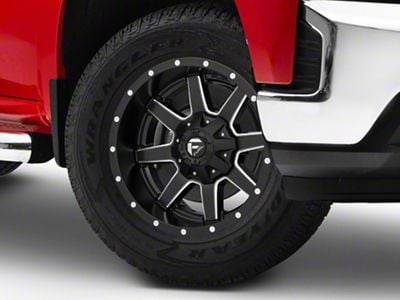Fuel Wheels Maverick Matte Black Milled 6-Lug Wheel; 18x12; -44mm Offset (19-25 Silverado 1500)