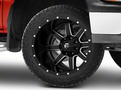 Fuel Wheels Maverick Matte Black Milled 6-Lug Wheel; 20x12; -44mm Offset (99-06 Silverado 1500)