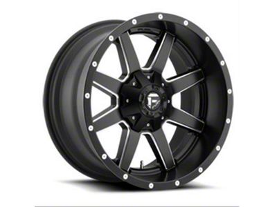 Fuel Wheels Maverick Matte Black Milled 6-Lug Wheel; 20x14; -76mm Offset (14-18 Silverado 1500)