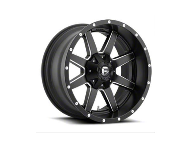 Fuel Wheels Maverick Matte Black Milled 6-Lug Wheel; 20x14; -76mm Offset (14-18 Silverado 1500)