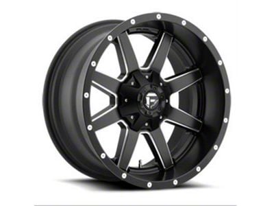 Fuel Wheels Maverick Matte Black Milled 6-Lug Wheel; 20x14; -76mm Offset (99-06 Silverado 1500)