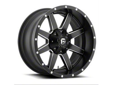 Fuel Wheels Maverick Matte Black Milled 6-Lug Wheel; 20x14; -76mm Offset (19-24 Silverado 1500)