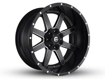 Fuel Wheels Maverick Matte Black Milled 6-Lug Wheel; 24x14; -75mm Offset (07-13 Silverado 1500)