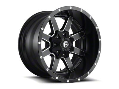 Fuel Wheels Maverick Matte Black Milled 6-Lug Wheel; 24x14; -75mm Offset (07-13 Sierra 1500)