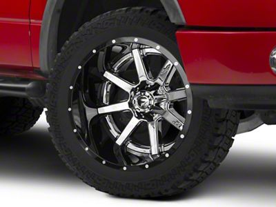Fuel Wheels Maverick Chrome with Gloss Black Lip 6-Lug Wheel; 22x14; -70mm Offset (04-08 F-150)