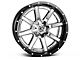 Fuel Wheels Maverick Chrome with Gloss Black Lip 6-Lug Wheel; 22x10; -13mm Offset (14-18 Silverado 1500)