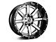 Fuel Wheels Maverick Chrome with Gloss Black Lip 6-Lug Wheel; 22x12; -44mm Offset (07-13 Sierra 1500)