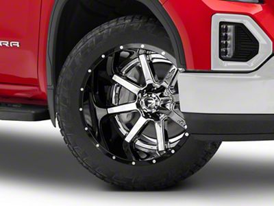 Fuel Wheels Maverick Chrome with Gloss Black Lip 6-Lug Wheel; 22x14; -70mm Offset (19-25 Sierra 1500)