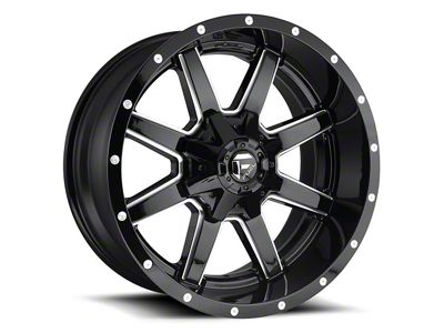 Fuel Wheels Maverick Gloss Black Milled 5-Lug Wheel; 22x12; -44mm Offset (09-18 RAM 1500)