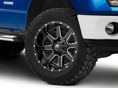 Fuel Wheels Maverick Gloss Black Milled 6-Lug Wheel; 20x14; -76mm Offset (09-14 F-150)