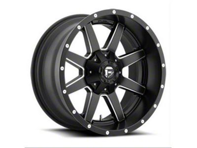 Fuel Wheels Maverick Matte Black Milled 5-Lug Wheel; 22x12; -44mm Offset (09-18 RAM 1500)