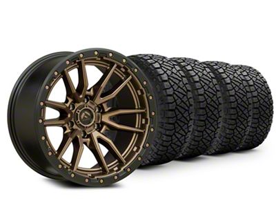 18x9 Fuel Wheels Rebel & 33in NITTO All-Terrain Ridge Grappler A/T Tire Package (19-25 RAM 1500)