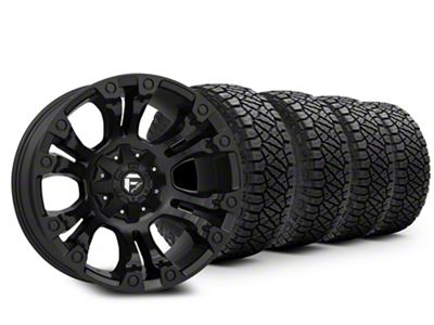 20x10 Fuel Wheels Vapor & 33in NITTO All-Terrain Ridge Grappler A/T Tire Package (19-25 RAM 1500)