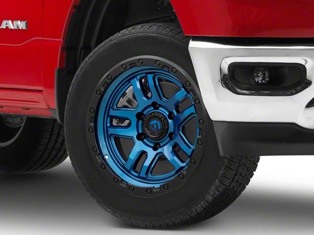 Fuel Wheels Ammo Gloss Blue with Black Bead Ring 6-Lug Wheel; 20x10; -18mm Offset (19-24 RAM 1500)