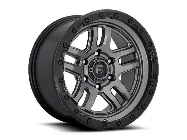 Fuel Wheels Ammo Matte Gunmetal with Black Lip 6-Lug Wheel; 20x9; 20mm Offset (19-24 RAM 1500)