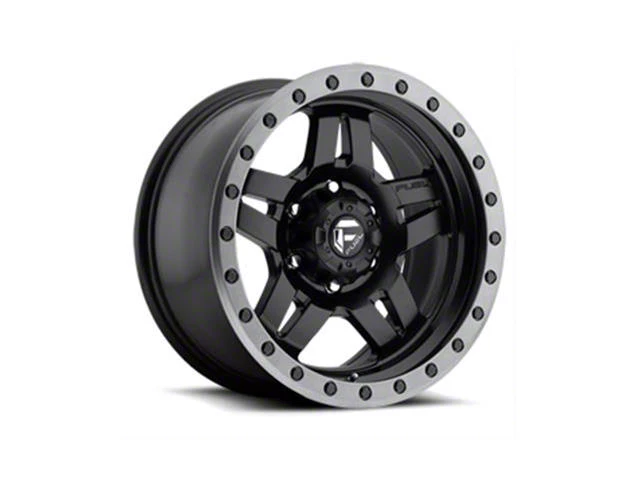 Fuel Wheels Anza Matte Black with Gunmetal Ring 6-Lug Wheel; 18x9; 19mm Offset (19-24 RAM 1500)