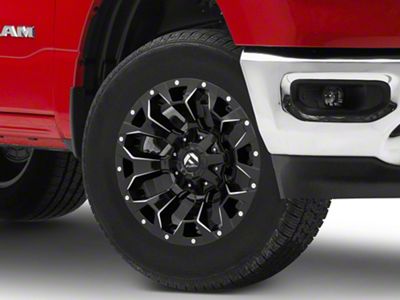 Fuel Wheels Assault Gloss Black Milled 6-Lug Wheel; 18x9; 19mm Offset (19-24 RAM 1500)