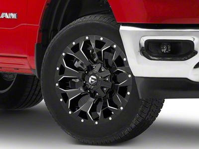 Fuel Wheels Assault Gloss Black Milled 6-Lug Wheel; 20x10; -22mm Offset (19-25 RAM 1500)