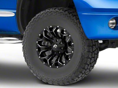 Fuel Wheels Assault Matte Black Milled 8-Lug Wheel; 17x9; 1mm Offset (06-08 RAM 1500 Mega Cab)