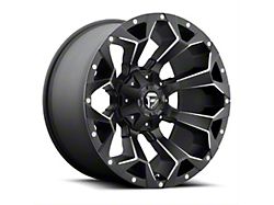 Fuel Wheels Assault Matte Black Milled 5-Lug Wheel; 20x12; -43mm Offset (02-08 RAM 1500, Excluding Mega Cab)
