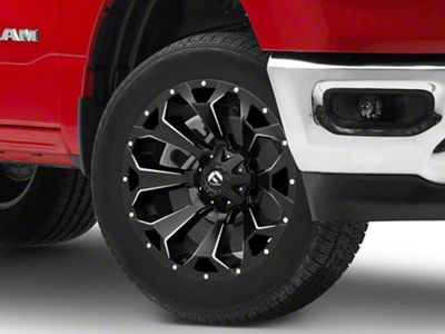 Fuel Wheels Assault Matte Black Milled 6-Lug Wheel; 22x10; -22mm Offset (19-25 RAM 1500)