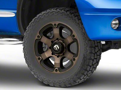 Fuel Wheels Beast Matte Black Double Dark Tint 8-Lug Wheel; 20x9; 1mm Offset (06-08 RAM 1500 Mega Cab)
