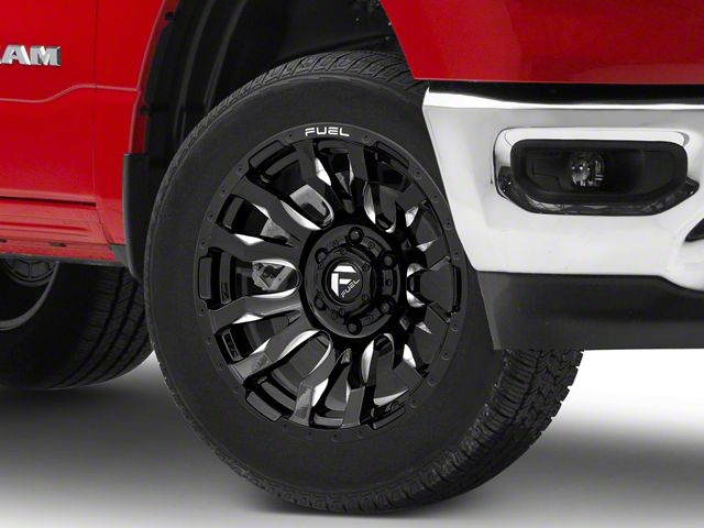 Fuel Wheels Blitz Gloss Black Milled 6-Lug Wheel; 20x9; 1mm Offset (19-24 RAM 1500)