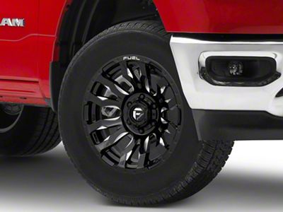 Fuel Wheels Blitz Gloss Black Milled 6-Lug Wheel; 18x9; -12mm Offset (19-24 RAM 1500)