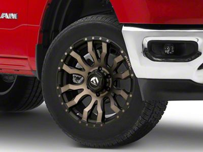 Fuel Wheels Blitz Matte Black Double Dark Tint 6-Lug Wheel; 20x9; 20mm Offset (19-25 RAM 1500)