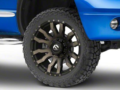 Fuel Wheels Blitz Matte Black Double Dark Tint 8-Lug Wheel; 22x10; -18mm Offset (06-08 RAM 1500 Mega Cab)