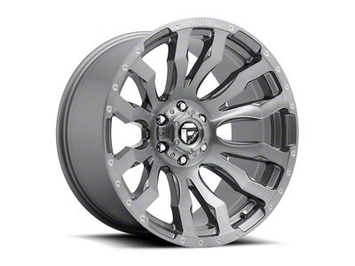 Fuel Wheels Blitz Platinum Brushed Gunmetal 8-Lug Wheel; 20x9; 1mm Offset (06-08 RAM 1500 Mega Cab)
