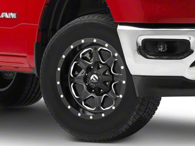 Fuel Wheels Boost Matte Black Milled 6-Lug Wheel; 18x9; 20mm Offset (19-25 RAM 1500)