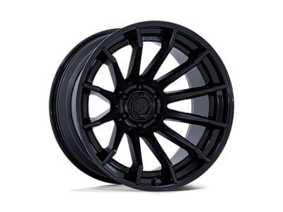 Fuel Wheels Burn Matte Black with Gloss Black Lip 6-Lug Wheel; 20x9; 1mm Offset (19-25 RAM 1500)