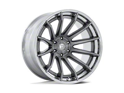 Fuel Wheels Burn Platinum with Chrome Lip 6-Lug Wheel; 20x9; 1mm Offset (19-25 RAM 1500)