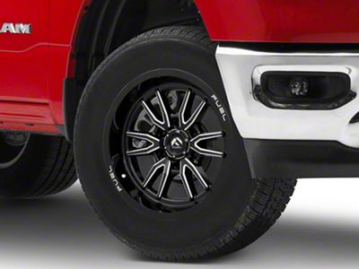Fuel Wheels Clash Gloss Black Milled 6-Lug Wheel; 18x9; -12mm Offset (19-25 RAM 1500)