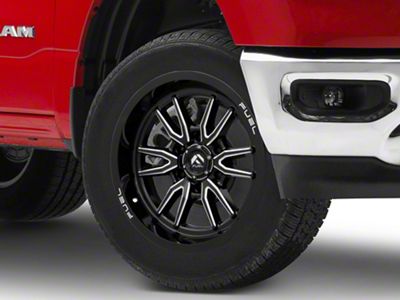 Fuel Wheels Clash Gloss Black Milled 6-Lug Wheel; 20x10; -18mm Offset (19-25 RAM 1500)