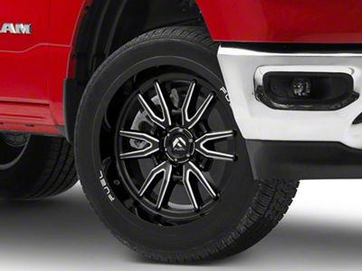 Fuel Wheels Clash Gloss Black Milled 6-Lug Wheel; 24x12; -44mm Offset (19-25 RAM 1500)