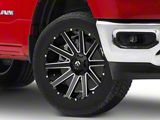 Fuel Wheels Contra Matte Black Milled 6-Lug Wheel; 20x9; 19mm Offset (19-25 RAM 1500)