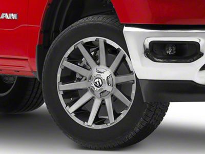Fuel Wheels Contra Platinum Brushed Gunmetal 6-Lug Wheel; 20x9; 19mm Offset (19-25 RAM 1500)