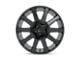 Fuel Wheels Contra Satin Black 5-Lug Wheel; 20x9; 20mm Offset (02-08 RAM 1500, Excluding Mega Cab)