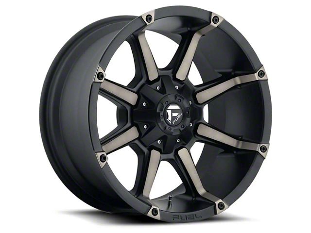 Fuel Wheels Coupler Matte Black with Double Dark Tint 6-Lug Wheel; 20x9; 20mm Offset (19-24 RAM 1500)